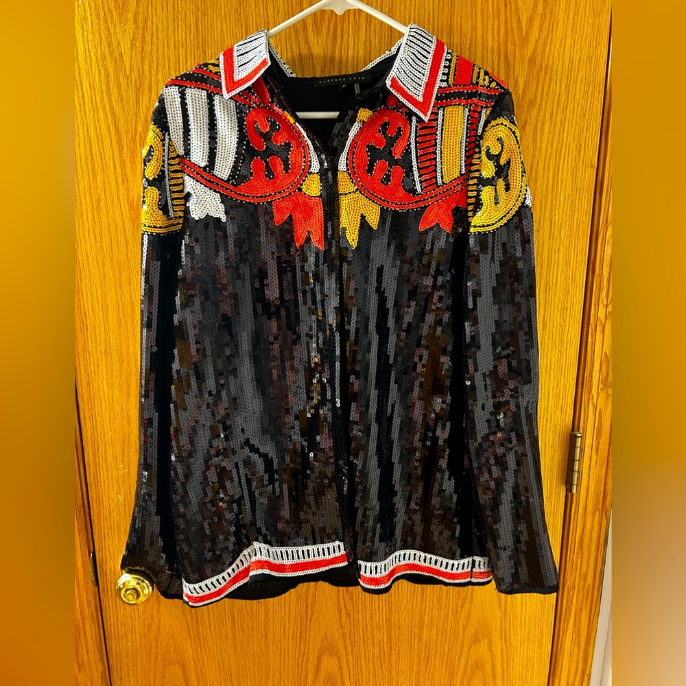 Vici Sequin Western Top
